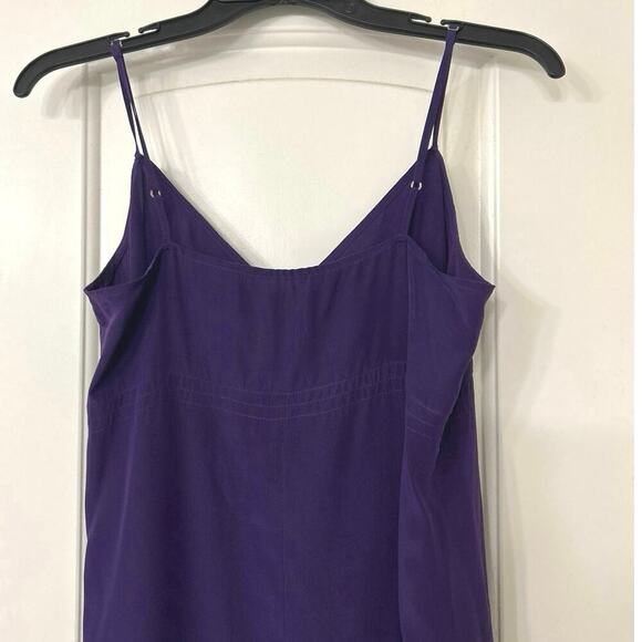 Twelfth Street By Cynthia Vincent Y2K Silk Slip Dress Purple Jewel Tone Small - Picture 4 of 11